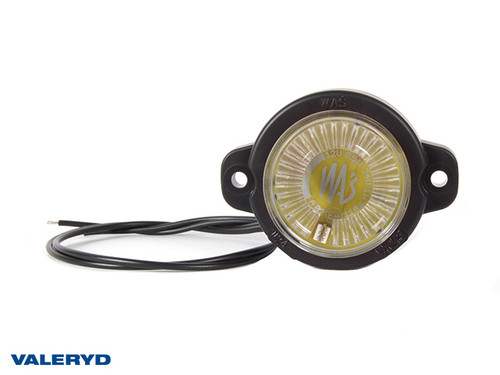 LED Position light WAŚ R/L Ø60,5x25mm white, 0,22 m Cable [3155210]