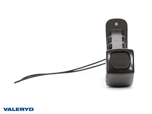 End outline marker WAŚ L 165x187x37 rot/white 210mm Cable