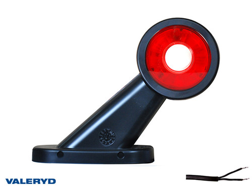 LED End outline marker WAŚ L 108x134,5x49 red/white 290mm Cable [3155224]