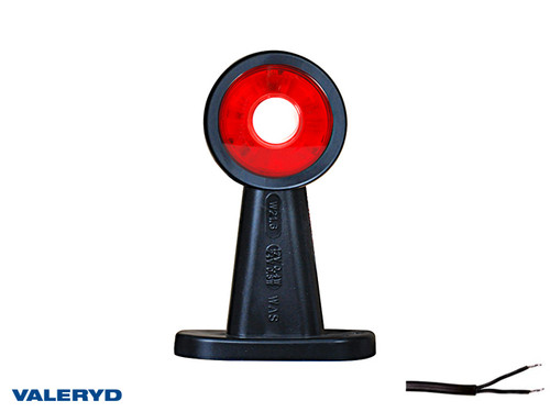 LED End outline marker WAŚ R/L 135x89x49 red/white 270mm Cable [3155223]