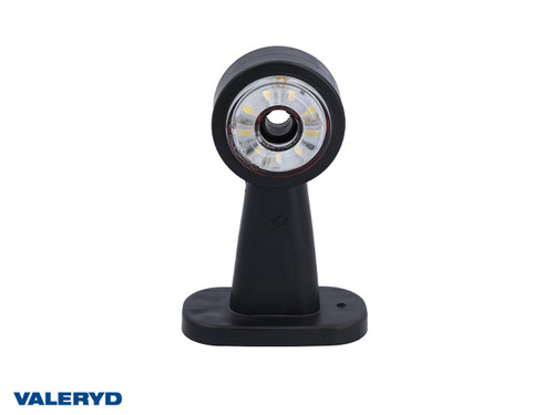 LED End outline marker WAŚ R/L 135x89x49 red/white 270mm Cable