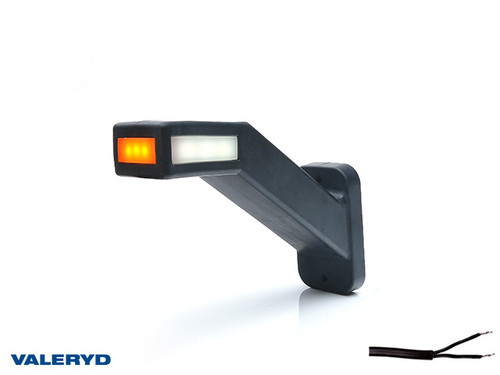 LED End outline marker WAŚ R 184,9x145,2x58 yellow/white/red 240mm Cable [3155355]