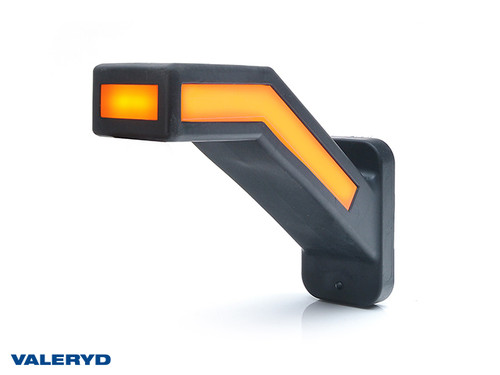 LED End outline marker WAŚ L 184,9x145,5x58 yellow/white/red 400mm Cable [3155371]