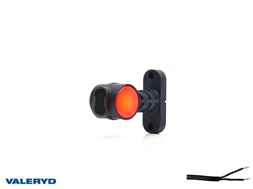 LED End outline marker WAŚ R/L 124x100x55 white/red 300mm Cable