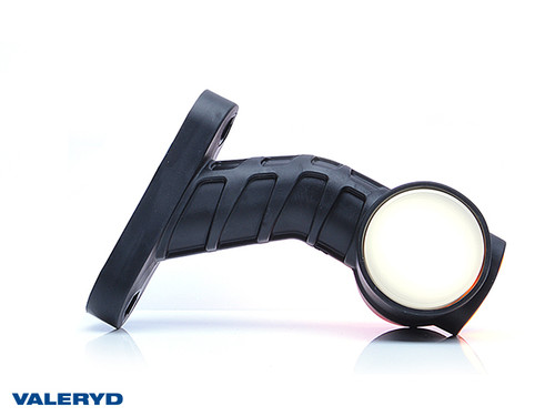 LED End outline marker WAŚ L 134x108x55 white/red 260mm Cable [3155337]