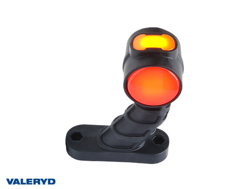 LED End outline marker WAŚ L 134x108x55 yellow/white/red 260mm Cable