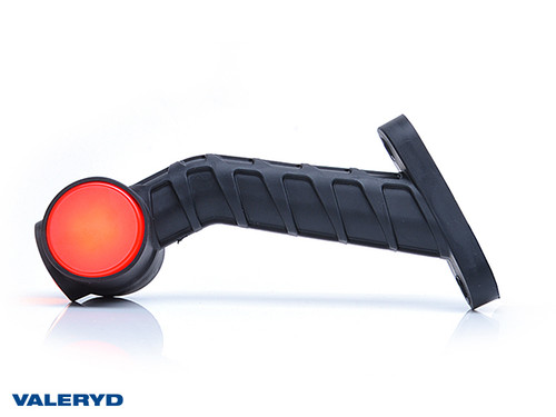 LED End outline marker WAŚ L 189x140x55 yellow/white/red 200mm Cable