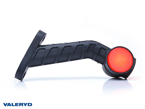 LED End outline marker WAŚ R 189x140x55 yellow/white/red 200mm Cable