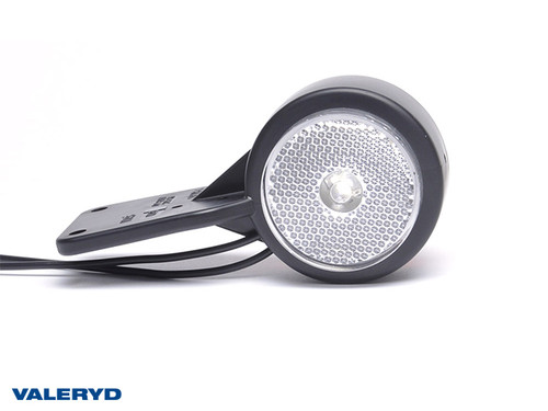 LED End outline marker WAŚ 117,7x59x46,4mm red/white 360mm Cable