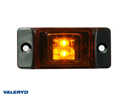 LED Side marking light WAŚ R/L 72x32x23 yellow 220mm Cable