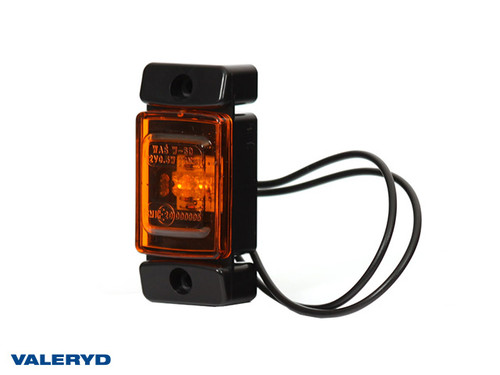 LED Side marking light WAŚ R/L 72x32x23 yellow 220mm Cable [3175000]