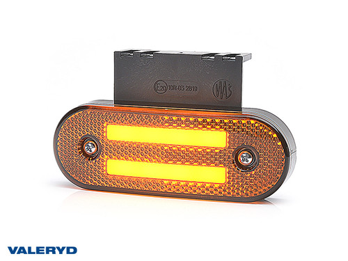 LED Side marking light WAŚ R/L 115,3x41,3x20 yellow 220mm Cable [3175102]