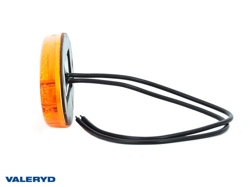 LED Side marking light WAŚ R/L 102x46x12 yellow 220mm Cable