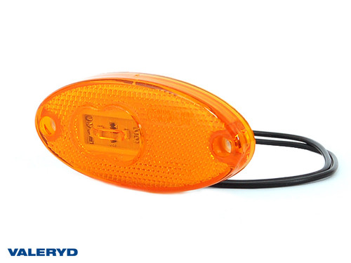 LED Seitenmarkierungsleuchte WAŚ R/L 102x46x12 gelb 220mm Kabel