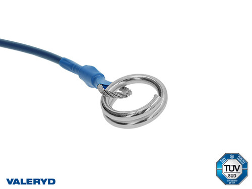Breakaway cable 1500 mm with ring TÜV-certified