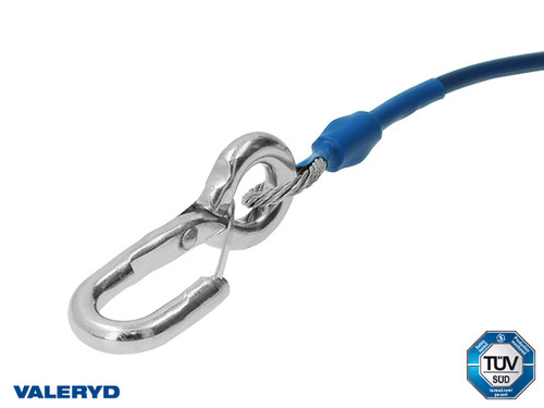 Breakaway cable 1500 mm with ring TÜV-certified