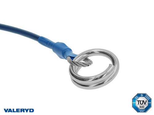 Breakaway cable with hook 2000 mm TÜV-certified