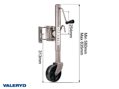 Stützrad 56,5x17,2x15,5cm 454 Kg