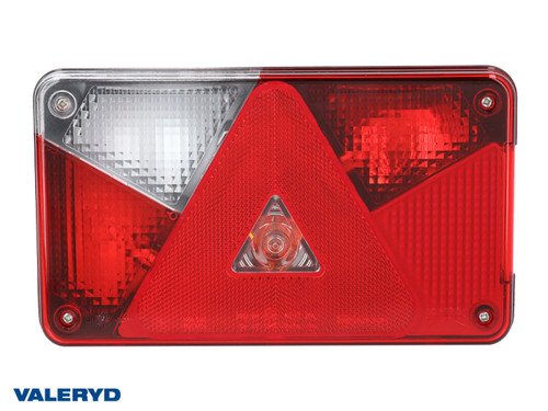 Tail light Aspöck Multipoint 5 Left 238x140x55, Bayonet connection 5-pin  [3010112]