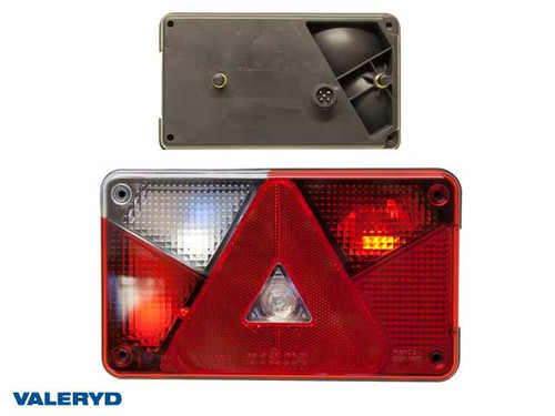 Svjetlo Stražnje Aspöck Multipoint 5 Lijevo 238x140x55, za 5-polova Bajonetprikljucak
