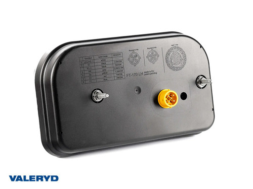 LED Tail light SCANDI-170 Left 240x140x55 12/24V. Bayonet 6-pin