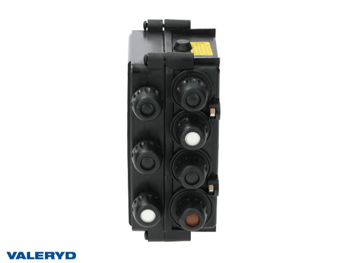 Junction box Aspöck 181x162x83mm shallow lid ASS1 14-outlets [3102003]