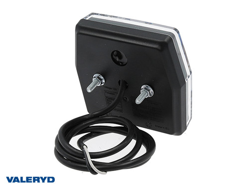LED Reversing light, 99.7x92.7x30, cable 1m, 12V, 2 x M5 screw connection, CC = 45mm