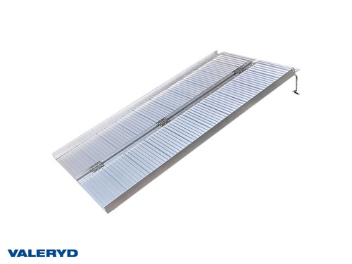 Loading ramp aluminium 920x720x50mm, foldable: 920x360x80mm, 270 kg [6452020]