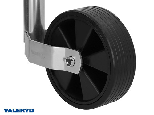 Jockey wheel Ø48 mm Plastic rim. Solid rubber wheel 215x70mm weight indicator [6659022]