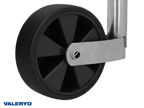 Jockey wheel Ø48 mm Plastic rim. Solid rubber wheel 220x70mm. Support load 150kg [6659045]