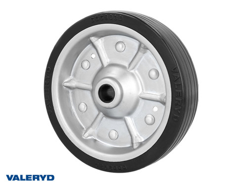 Replacement wheel for jockey wheel 200x50 Metal rim. Solid rubber wheel Ø20mm/55mm 300kg [6669030]