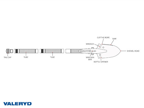 Multi-Tool Grim 650x91 mm