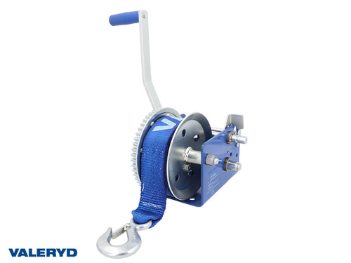 Winch VALERYD 3200lbs/1450kg Including strap 50mm x 6m