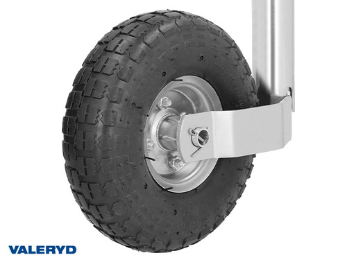 Jockey wheel Ø48 mm Metal rim. Pneumatic tyre 260x85 mm. Support load 136Kg [6658002]