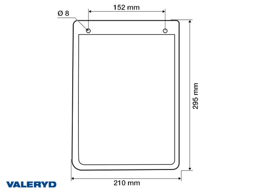 Mud flap 21x29.5cm [6639002]