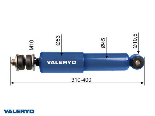 Axle shock absorber fits Tredal (2 pack) [1448300]