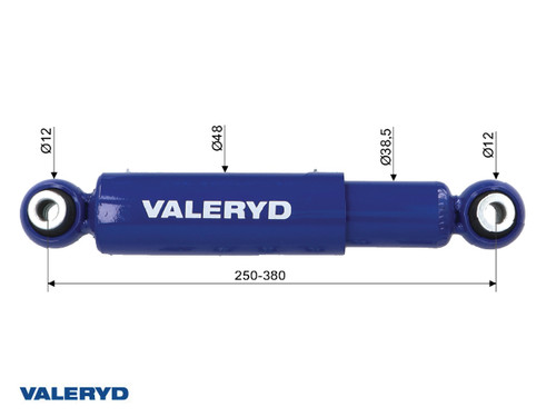 Axle shock absorber 1300-1800 Kg cc=250-380 (2-pack) [1440030]