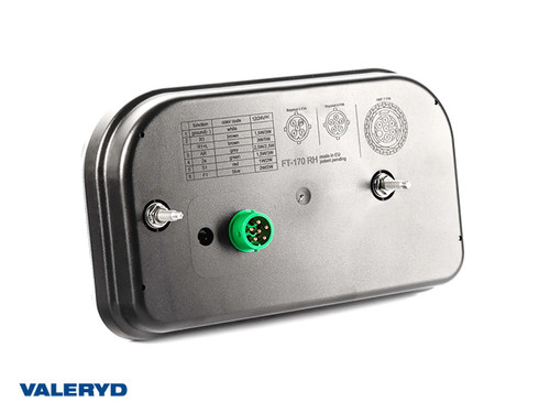 LED Tail light SCANDI-170 R 240x140x55 12/24 V. Bayonet conn. 