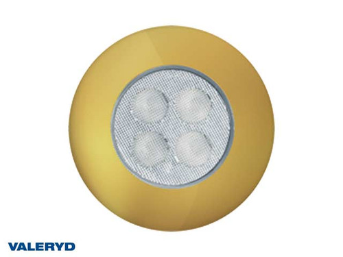 LED Interior lighting round Ø92 gold