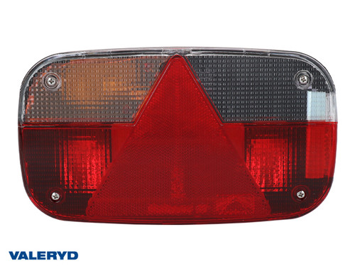 Tail light Aspöck Multipoint III Left 244x138x60 with fog light. Bayonet 5-pin incl. bulbs [3010092]