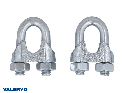 Wire rope grip 13mm galvanized (2 pack) [6729035]