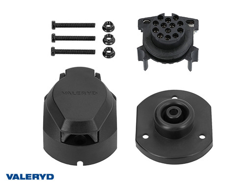 Steckdose 13-polig. für Anhänger