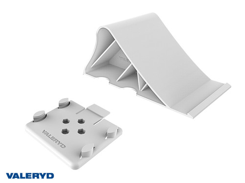 Wheel chocks and holder 1600Kg white  [6619010]