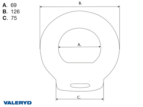 Lifting Eye Nut, DIN582, WLL 5100Kg, M36 [6510349]