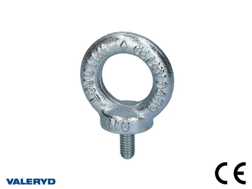 Lifting eye Bolt, DIN580, WLL 80Kg, M6 [6510310]