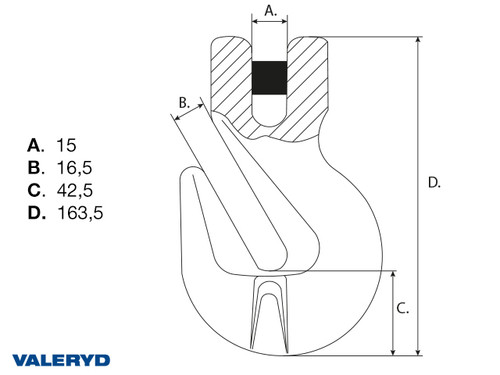 Kuka za Skraćivanje G80 13-8mm, 5300Kg