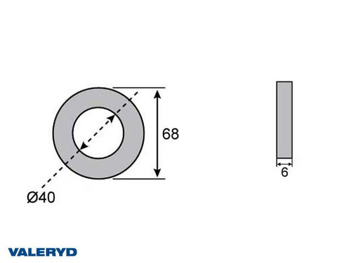 Hub seal 40x68x6 [1359021]