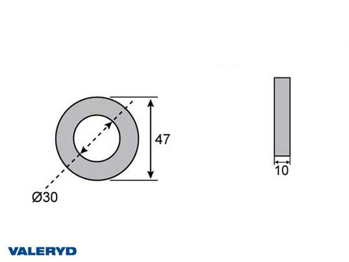 Hub seal 30x47x10 [1359018]