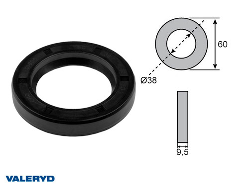 Hub seal 38x60x10  [1359009]