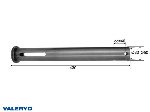 Drawtube BPW ZAF 3,0-3, Ø 50mm [2100042]